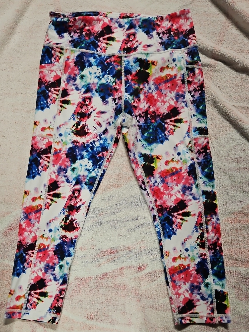 Constantly Varied Gear Multicolor Tie-Dye Capris /pockets
